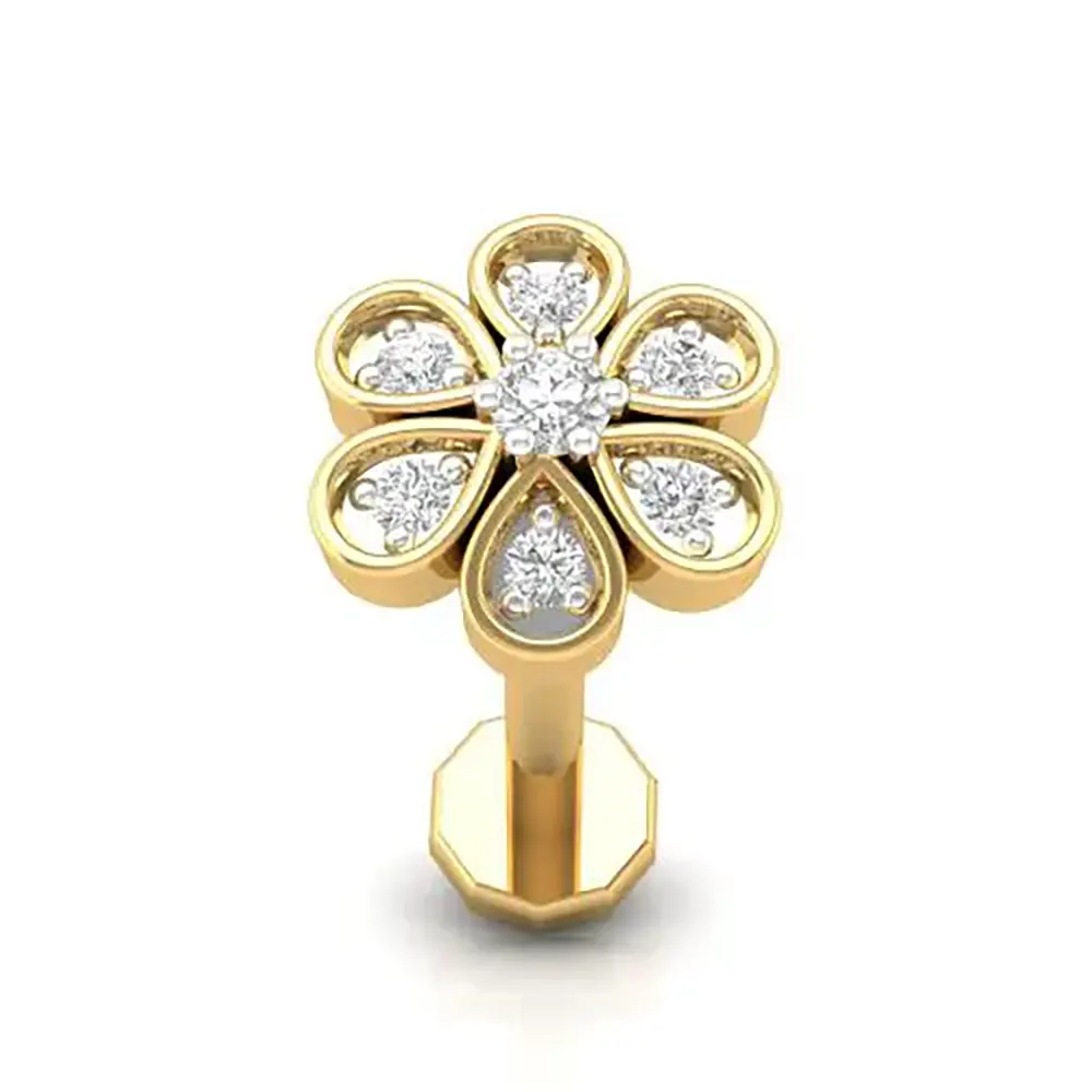 np7sd20p Diamond nosepin 7 stone - Image 1